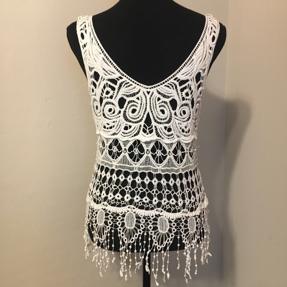 Dulcie Layering Boho Lace Tank Top